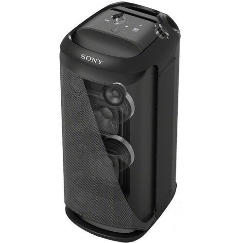 Sony portable speaker on a white background