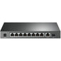 Network switch with multiple ports on a white background