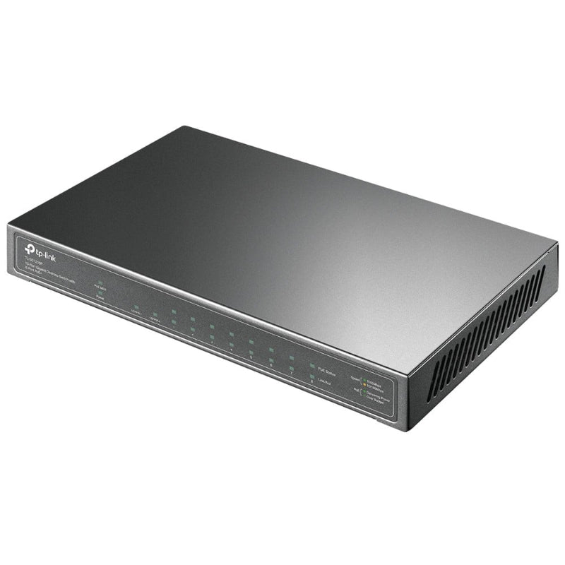 Network switch with TP-Link branding on a white background