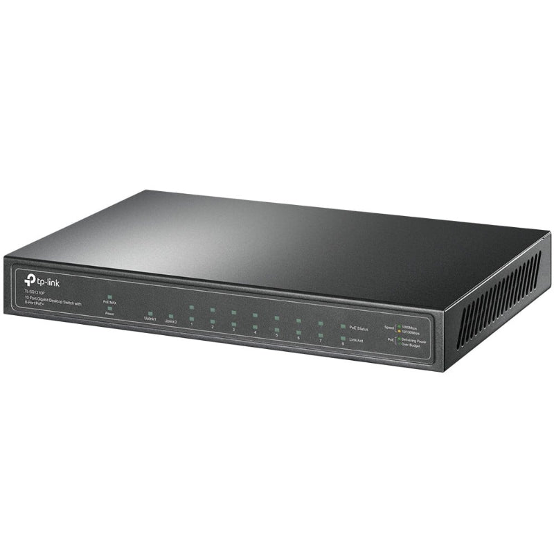 TP-Link network switch on a white background