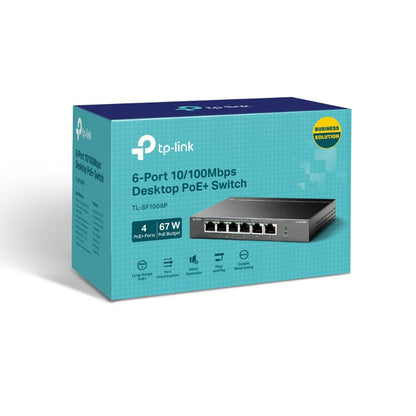 TP-Link switch packaging on a white background
