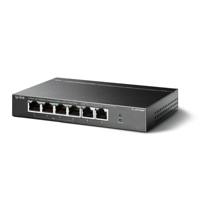 TP-Link network switch on a white background