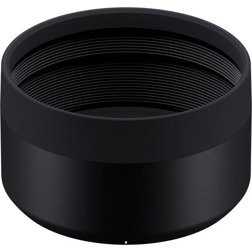 Black rubber gasket on a white background