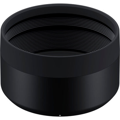 Black rubber gasket on a white background