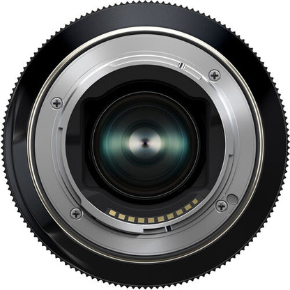 Close-up of a Tamron 50-300mm f/4.5-6.3 Di III VC VXD Lens (Sony E) on a white background