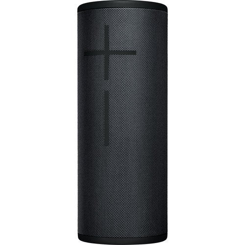 Black Ultimate Ears BOOM 3 Portable Wireless Bluetooth Speaker speaker on a white background