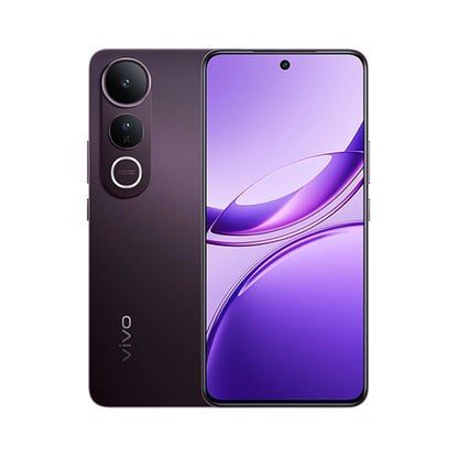 Vivo smartphone showing front and back on a white background