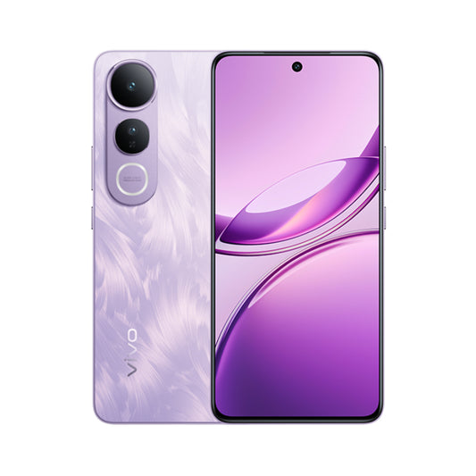 Vivo smartphone showing front and back on a white background