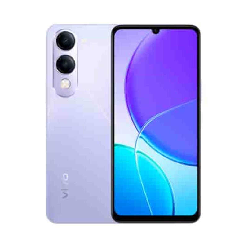 Smartphone with a gradient design on a white background