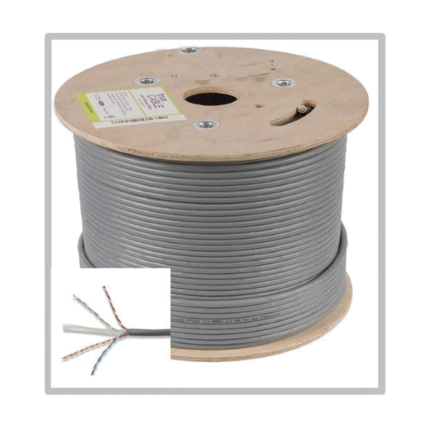 D Link Cat6 UTP 24AWG PVC Cable Roll 305m-NCB-C6UGRYR-305-24-E - Nairobi Phones Technologies