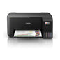 Epson l3250 printer with a colorful document on a white background

