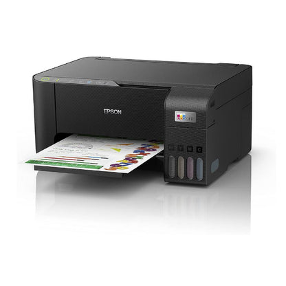 Epson L3250 EcoTank printer front view with Wi-Fi logo

