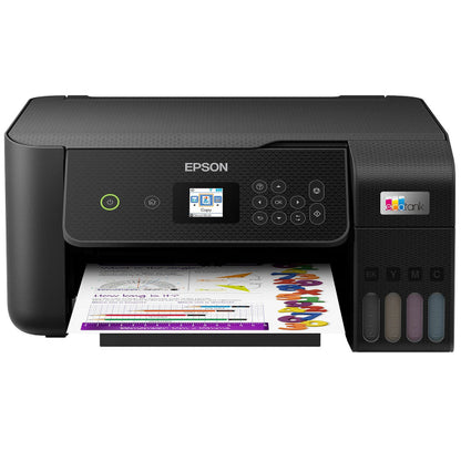 Front view of Epson L3260 EcoTank Wi-Fi printer

