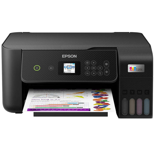 Front view of Epson L3260 EcoTank Wi-Fi printer


