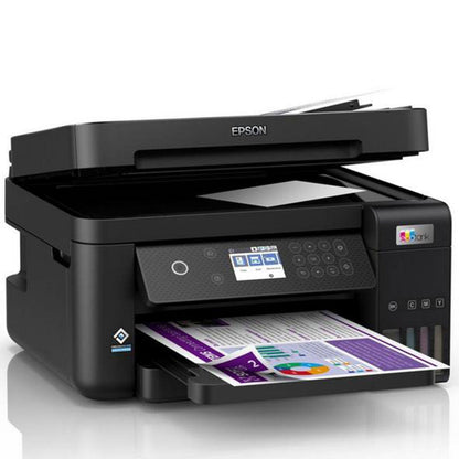 Side view of Epson L6270 showing EcoTank ink compartments

