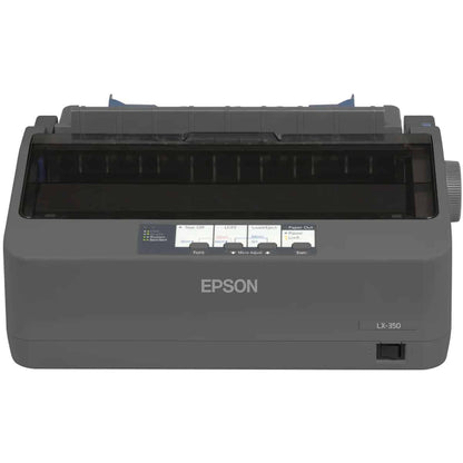 Epson LX-350 dot matrix printer front view on a white background

