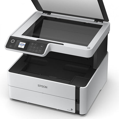 Top view of Epson M2140 showing scanner and control panel

