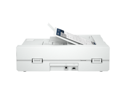 HP ScanJet Pro 2600f1 side view with USB cable port
