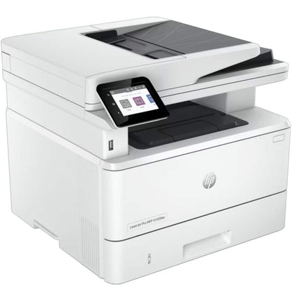 Diagonal side view of HP 4103fdw 
