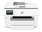 HP 9730 OfficeJet Pro touchscreen close-up with options