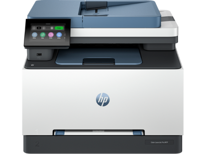 HP printer on a white background

