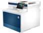 HP LaserJet 4303dw touchscreen panel close-up

