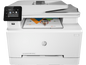 HP Color LaserJet Pro MFP M283fdw front view with touchscreen panel


