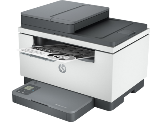 HP LaserJet MFP 236sdw front view with display panel

