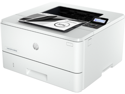 HP 4003dn laser printer on a white background

