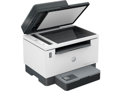 HP LaserJet Tank MFP 2602sdn paper tray open


