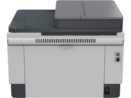 HP 2602sdn from the side showing compact tank design

