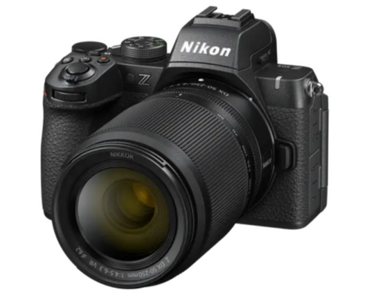 Nikon Z50 II mirrorless camera with lens

