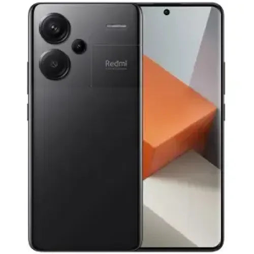 Rear view of Redmi Note 13 Pro Plus with glass back finish

