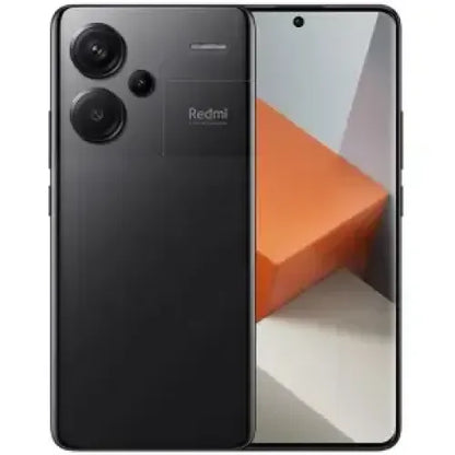Rear view of Redmi Note 13 Pro Plus with glass back finish

