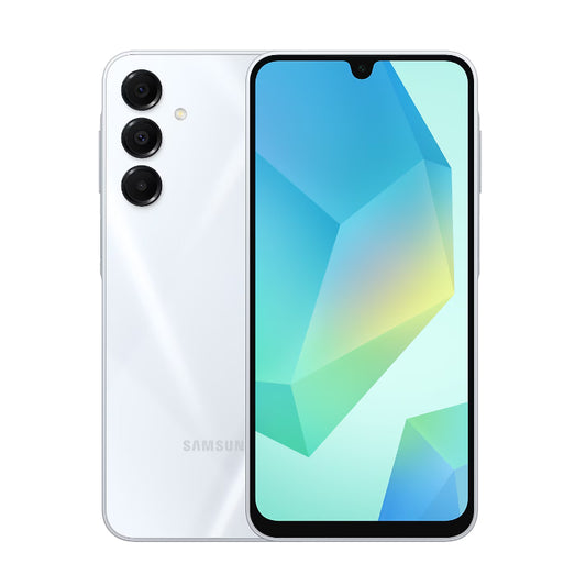 Samsung Galaxy A16 smartphone front and back view

