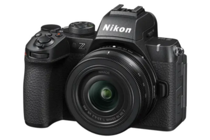 Nikon Z50 II 16-50mm VR lens kit side view


